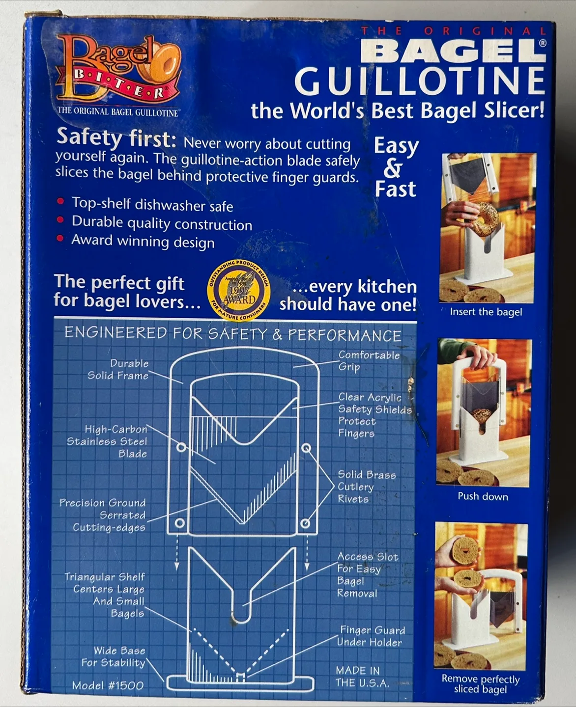 Bagel Guillotine - The Original Bagel Slicer image indicator(2)