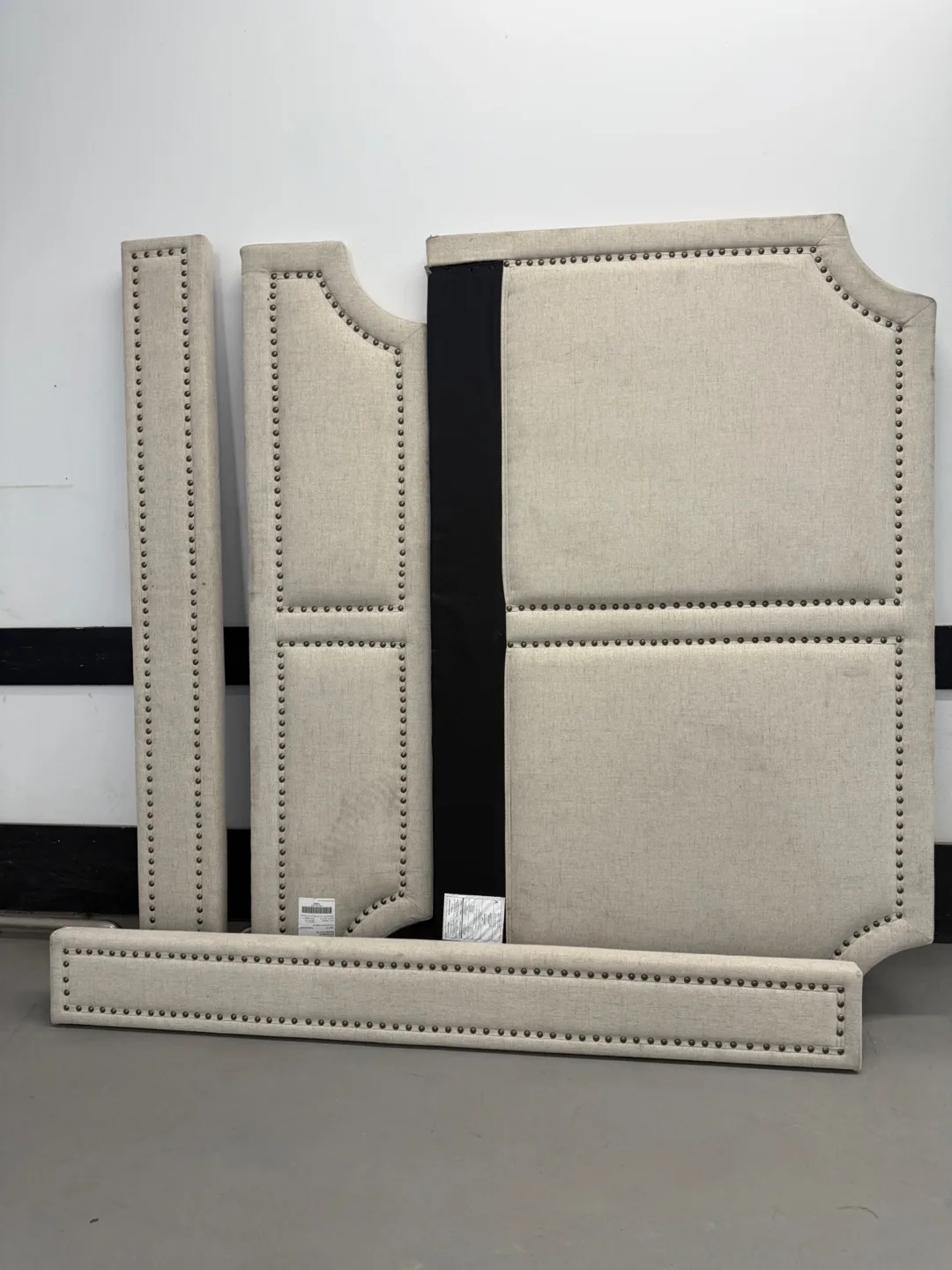 Upholstered Headboard with Nailhead Trim thumbnail