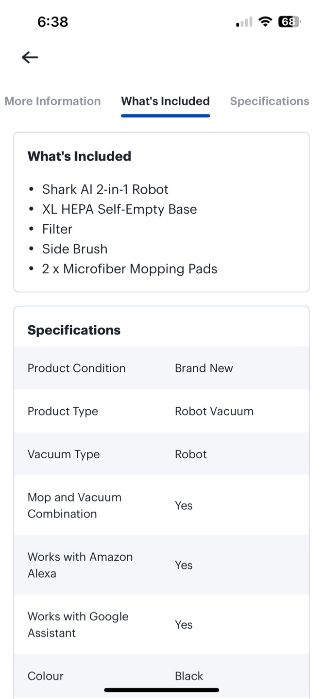 New Shark Matrix Plus 2-in-1 Robot Vacuum & Sonic Mop warranty - photo 4