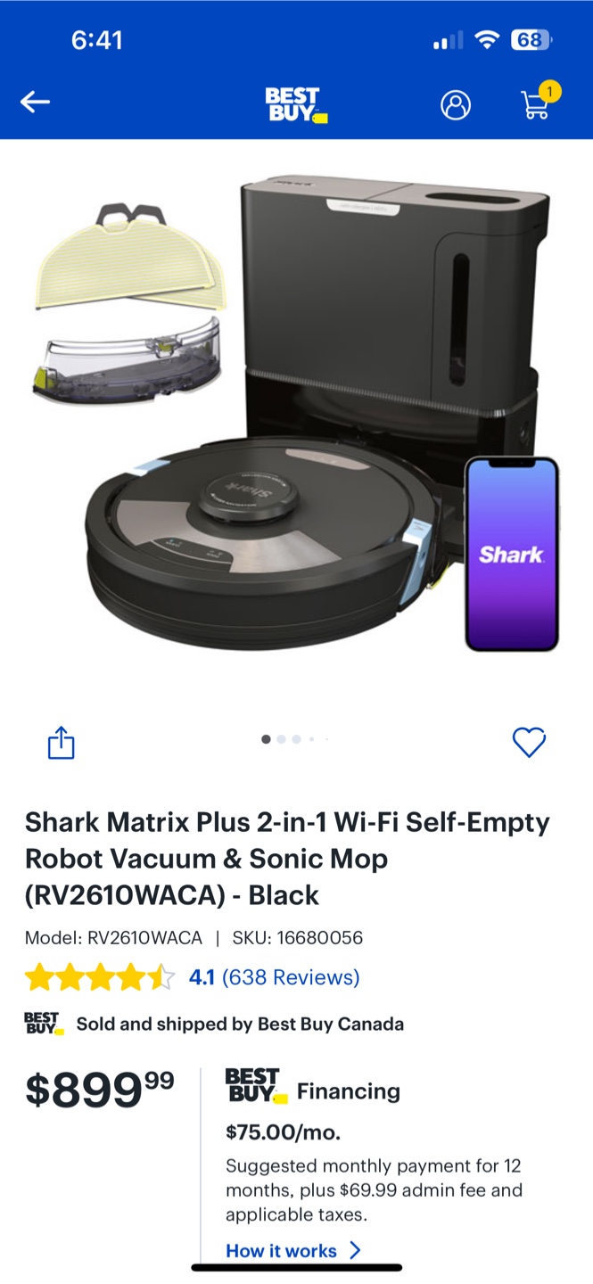 New Shark Matrix Plus 2-in-1 Robot Vacuum & Sonic Mop warranty - photo 3