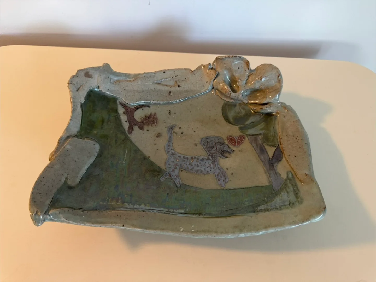 Sally Michener Ceramic Sculpture 14.5” * 12.5” image indicator(2)