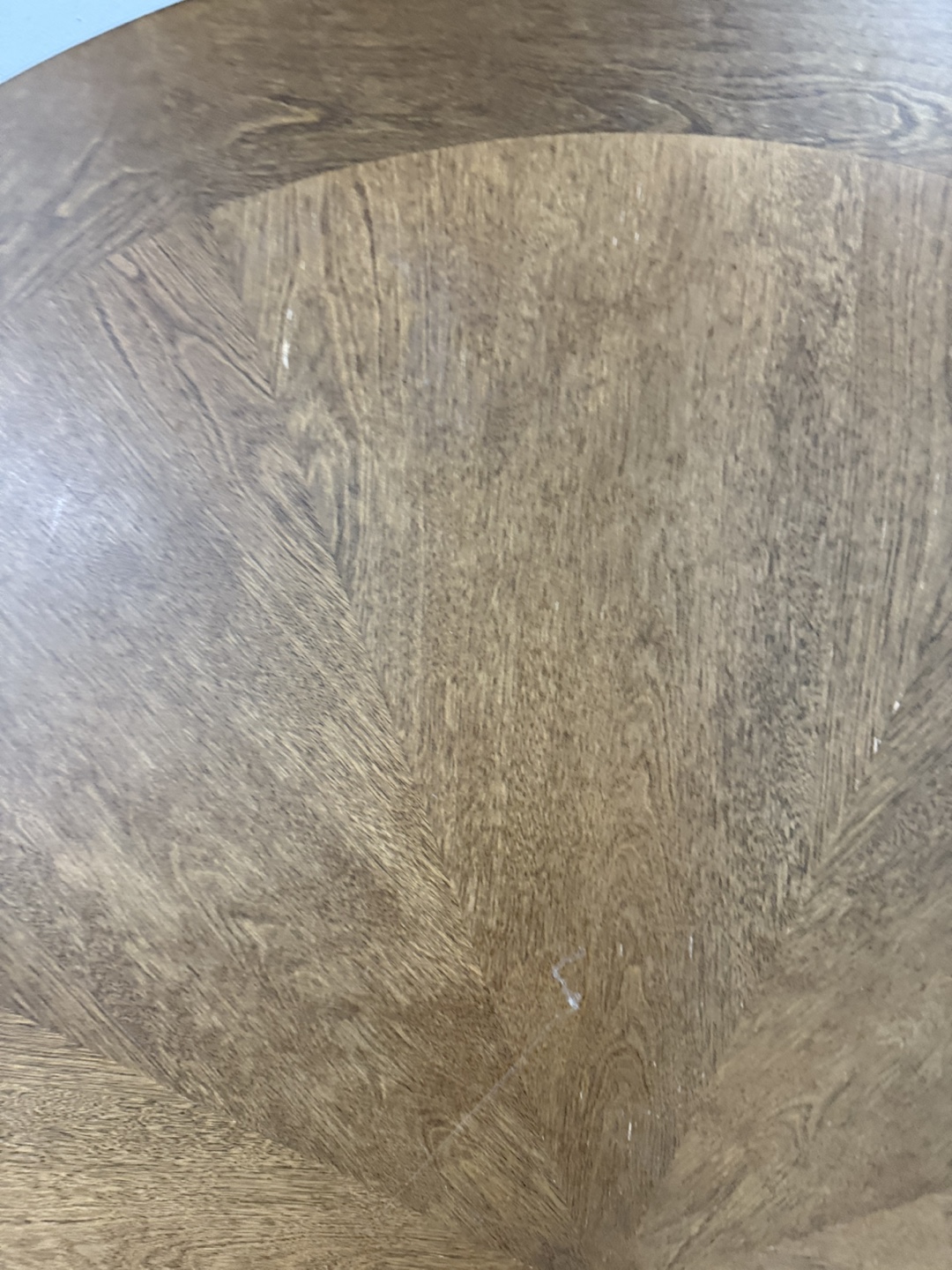 Round Wooden Table - Brown - photo 4