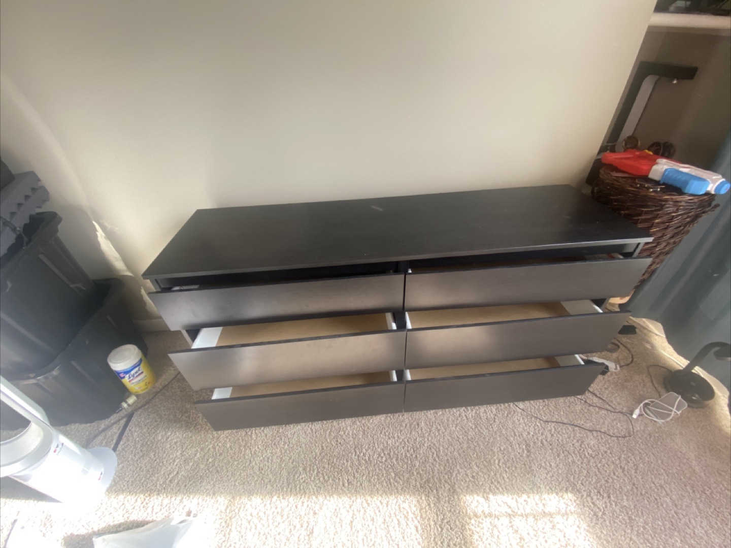 IKEA Malm 6-Drawer Dresser - Dark Brown - photo 2