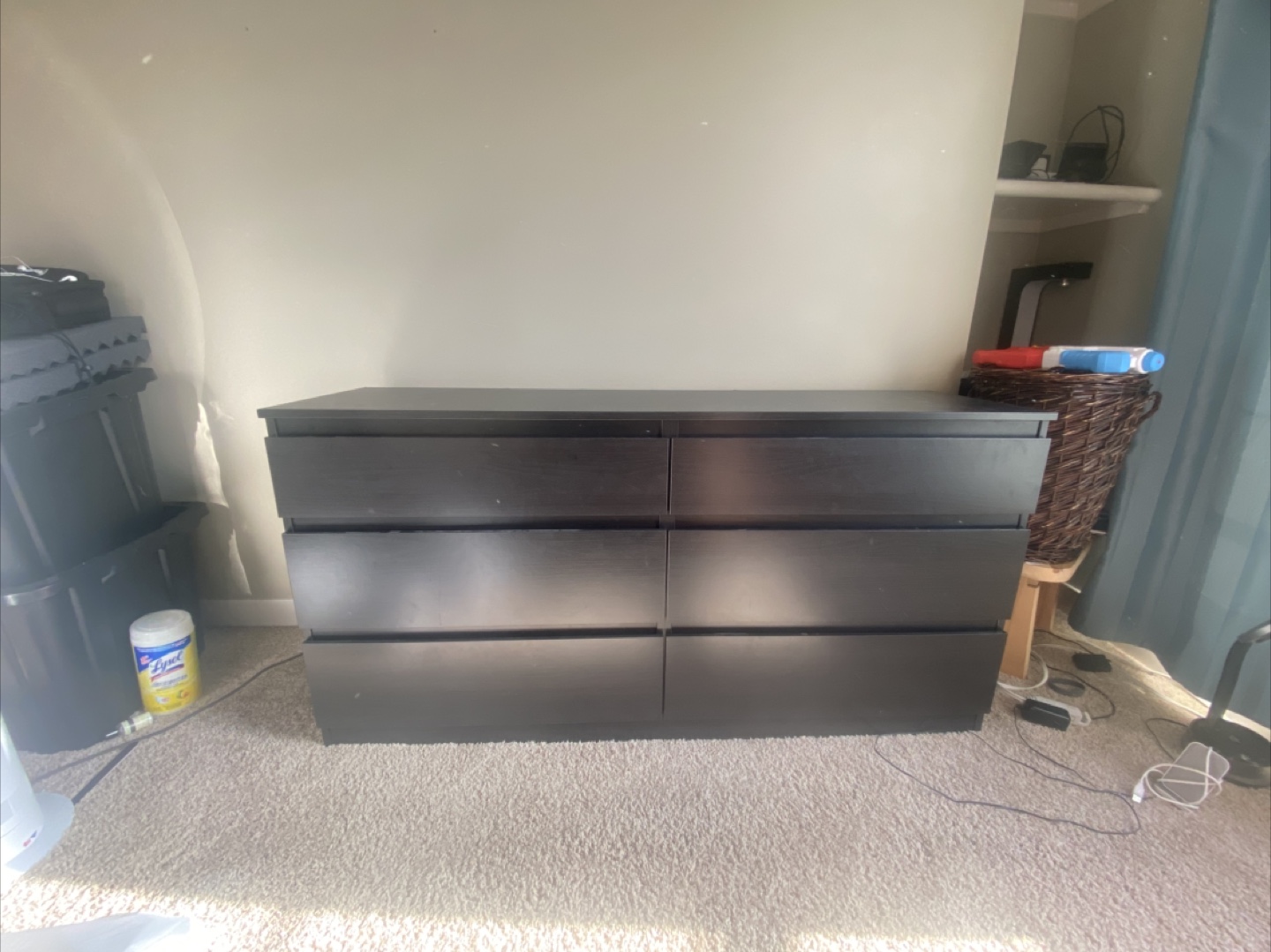 IKEA Malm 6-Drawer Dresser - Dark Brown