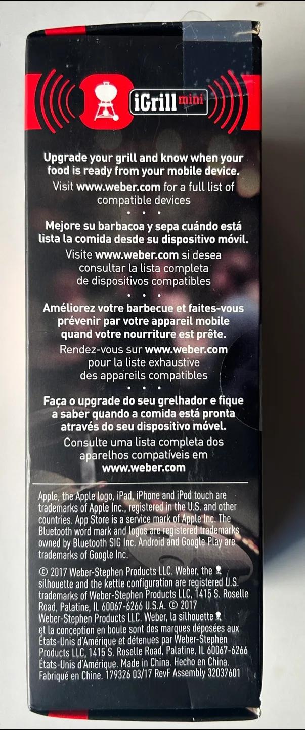 Weber iGrill Mini Bluetooth Connected Thermometer - New! image indicator(4)