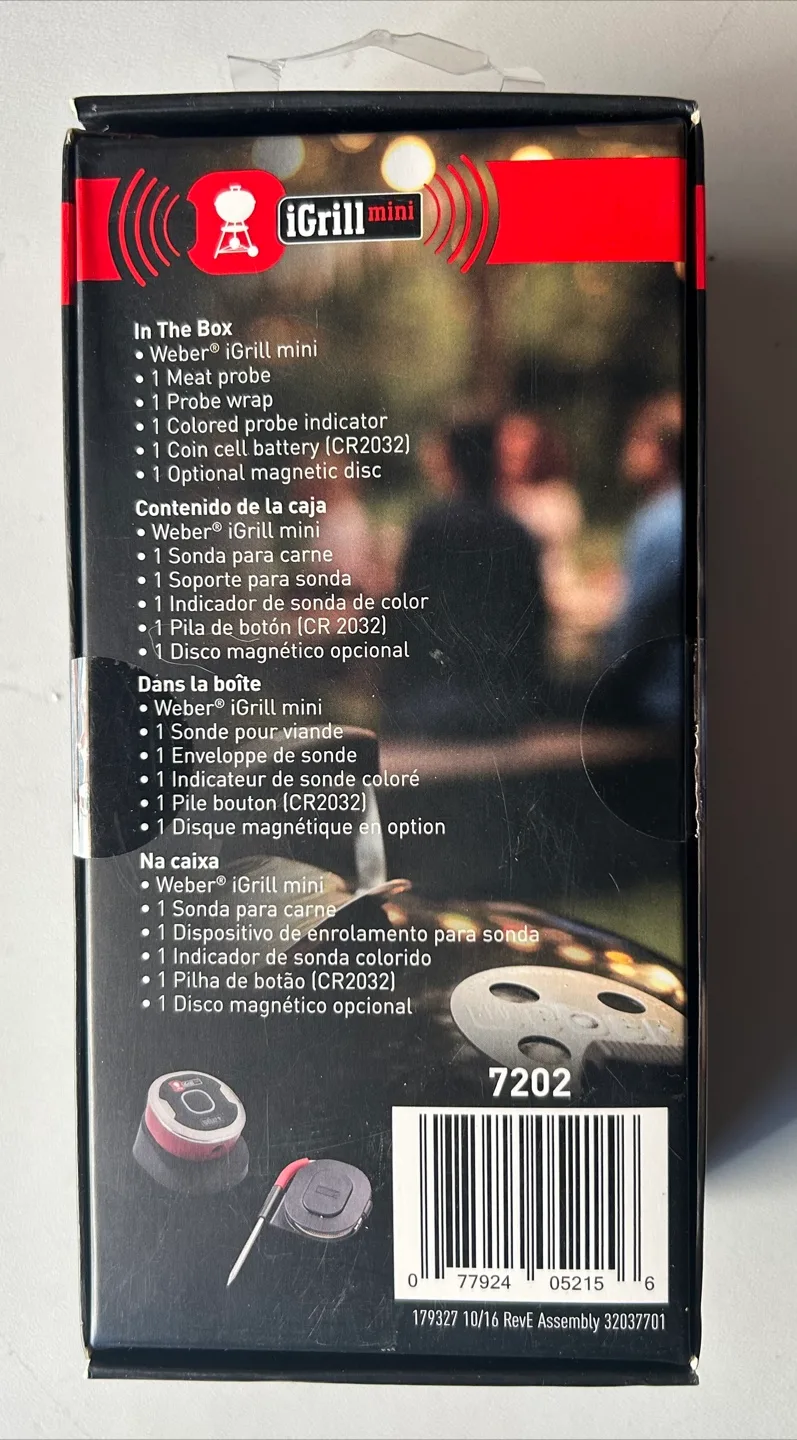 Weber iGrill Mini Bluetooth Connected Thermometer - New! image indicator(2)