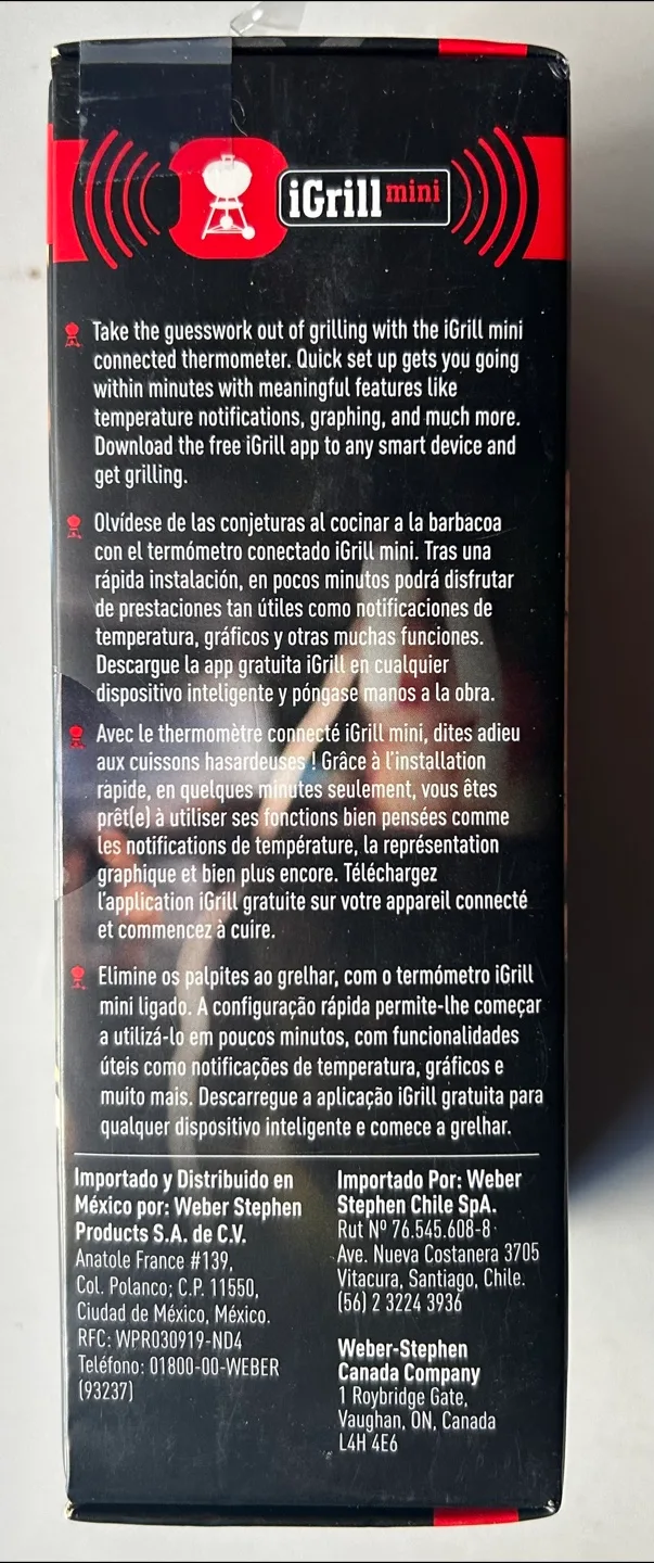 Weber iGrill Mini Bluetooth Connected Thermometer - New! image indicator(3)