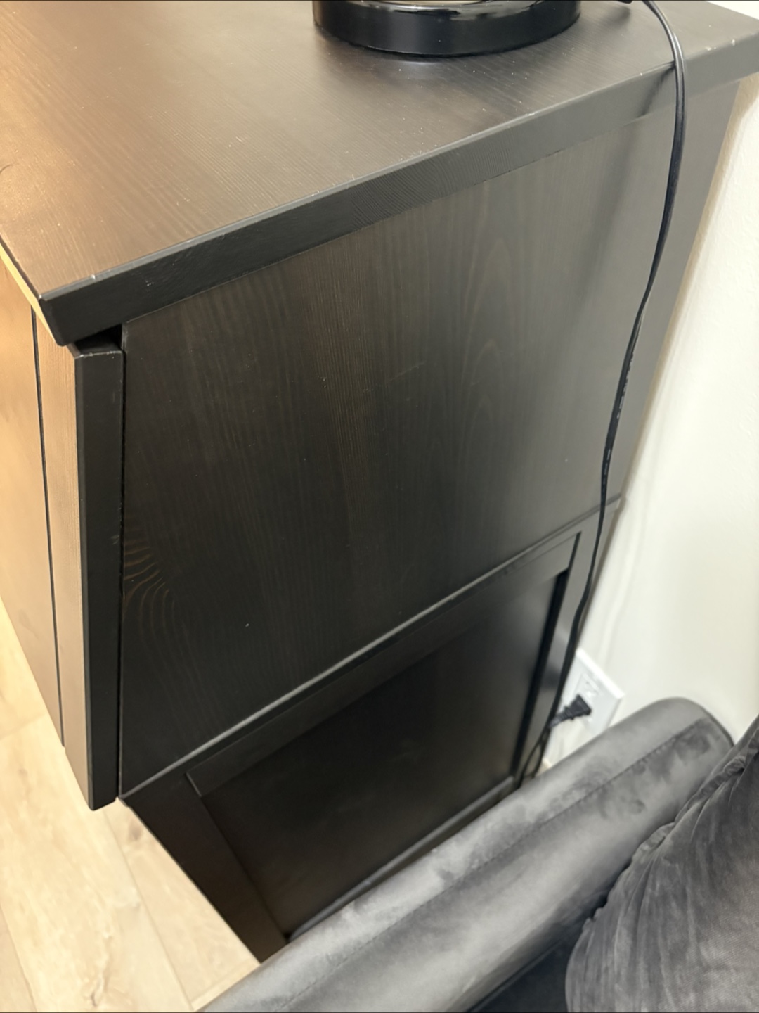 Secretary Desk - Black/Brown - photo 5
