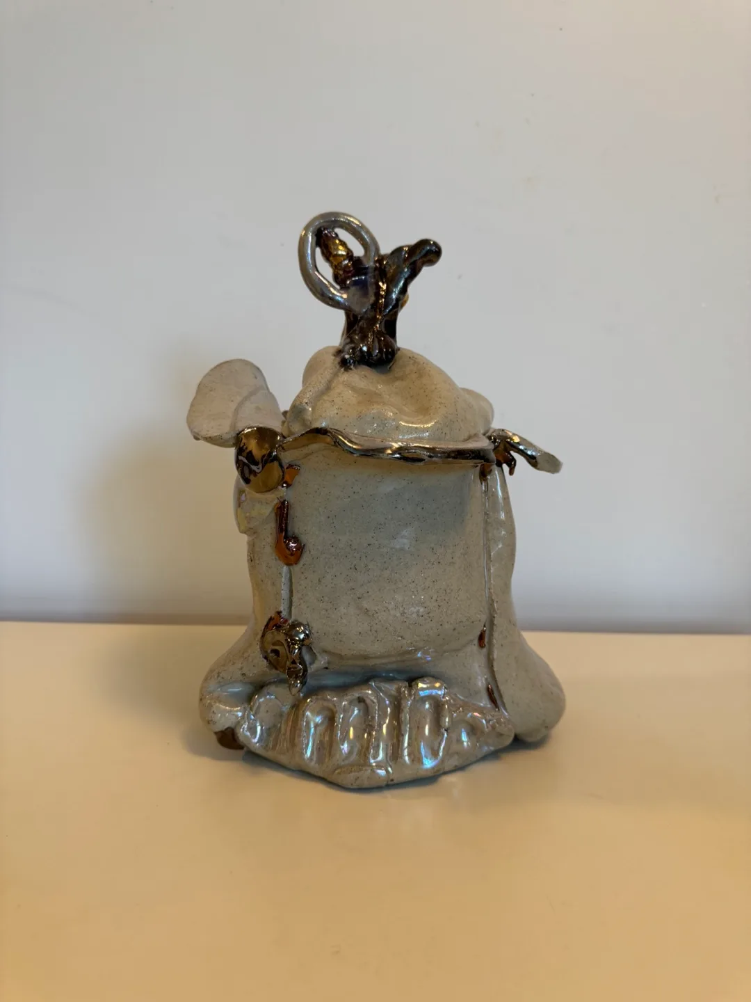 Unique Ceramic Jar with Lid thumbnail
