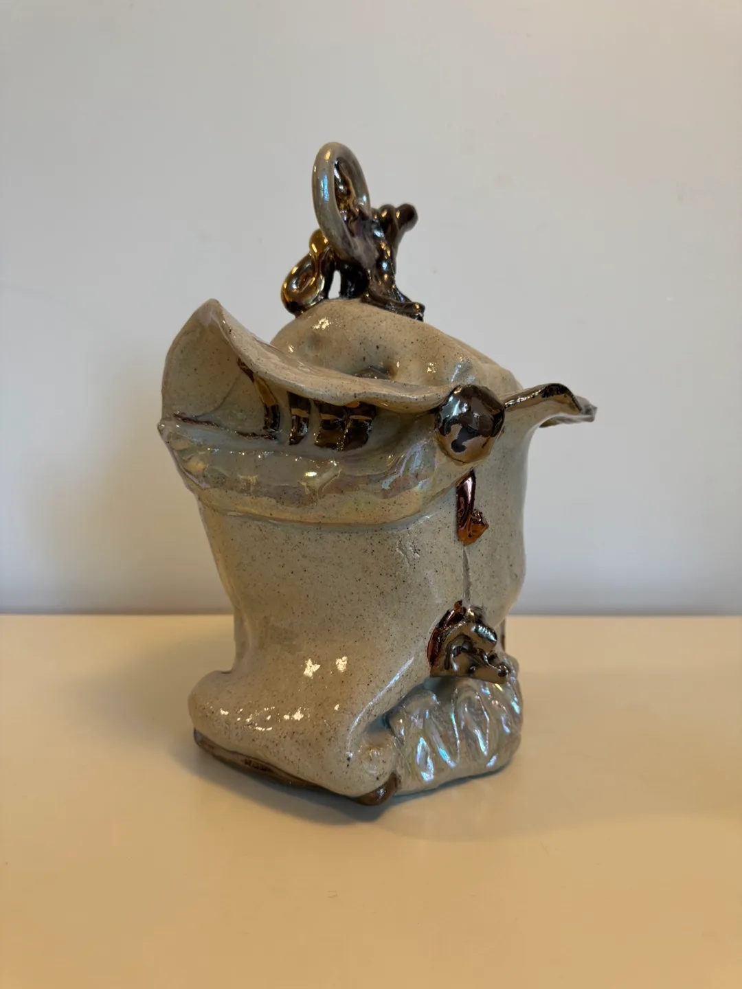 Unique Ceramic Jar with Lid image indicator(2)