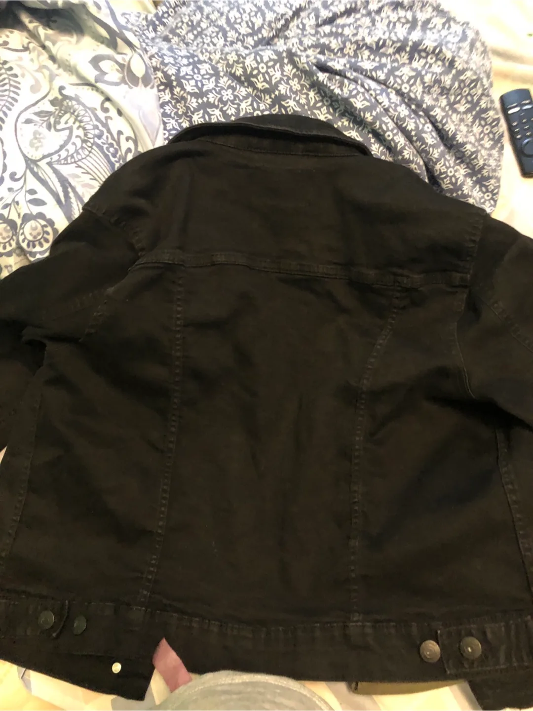 Calvin Klein Jeans Black Denim Jacket - Large image indicator(4)