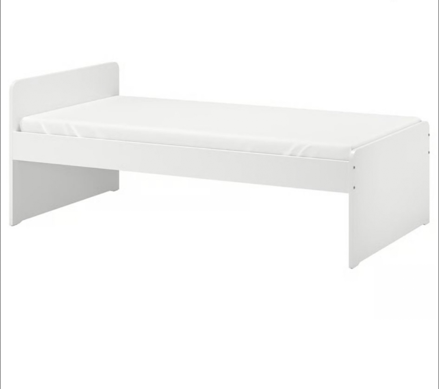 IKEA Single Bed Frame - White