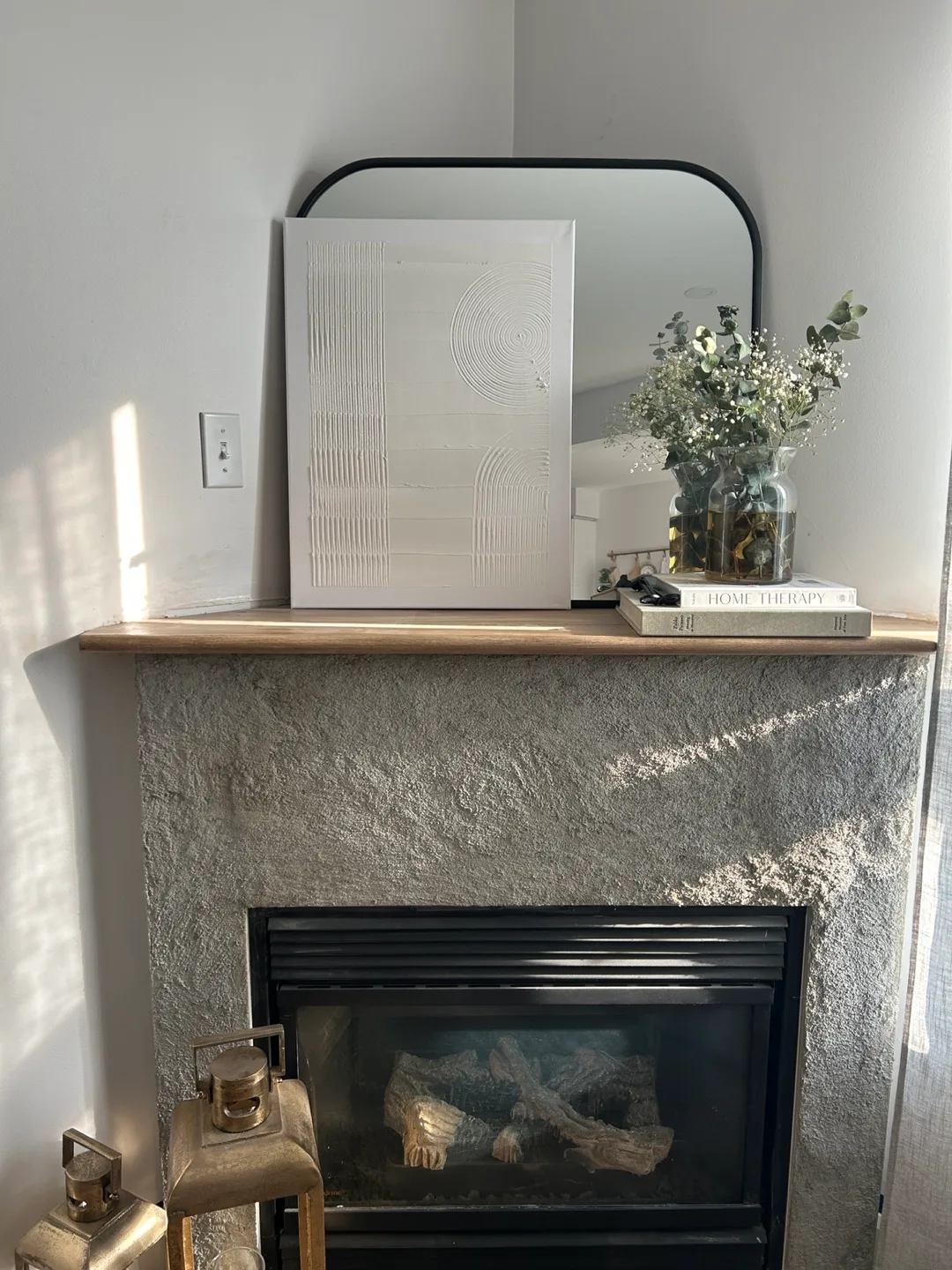 Textured White Abstract Canvas Art image indicator(3)