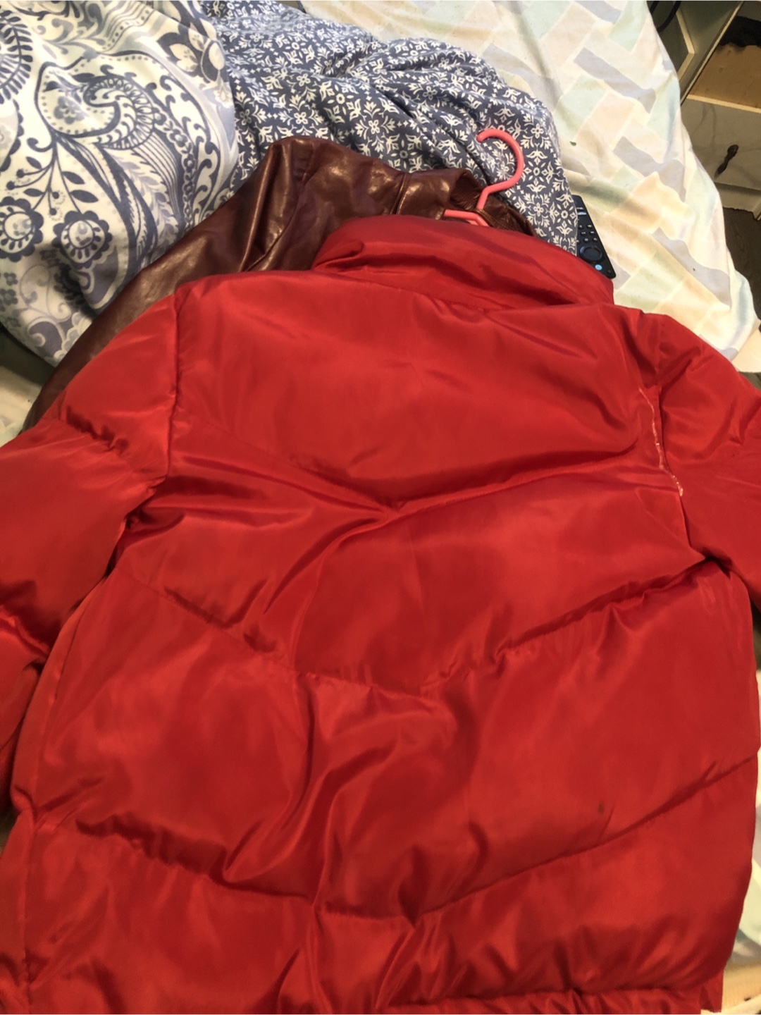 Kendall & Kylie Red Puffer Jacket XS - photo 3