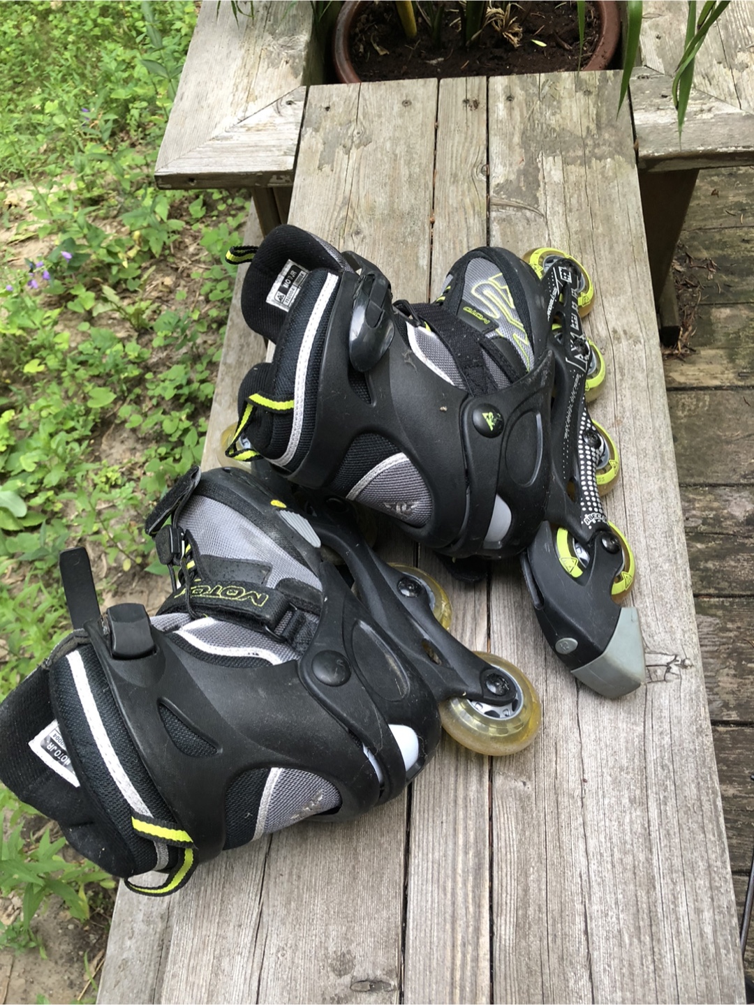 Kids roller skates adjustable size US 4-8 - photo 2