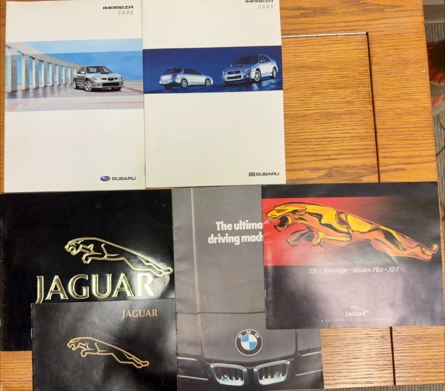 Subaru, Jaguar, BMW Car Brochures thumbnail