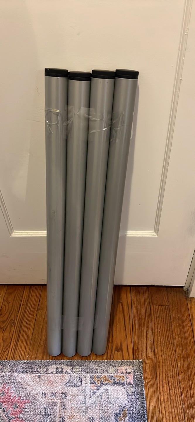 IKEA LINNMON / ADILS Table - Black/Silver - photo 2
