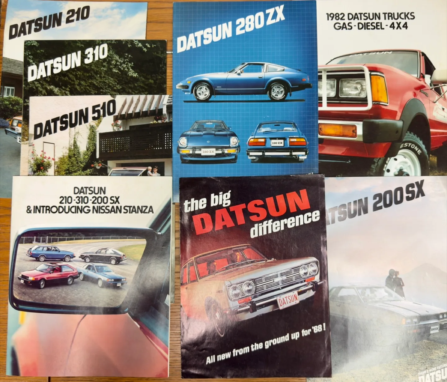 Vintage Datsun Car Brochures - 210, 310, 510, 280ZX, Stanza thumbnail