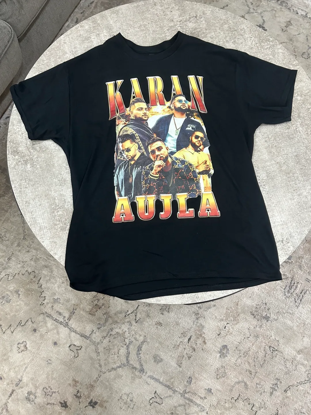 Karan Aujla Black T-Shirt thumbnail