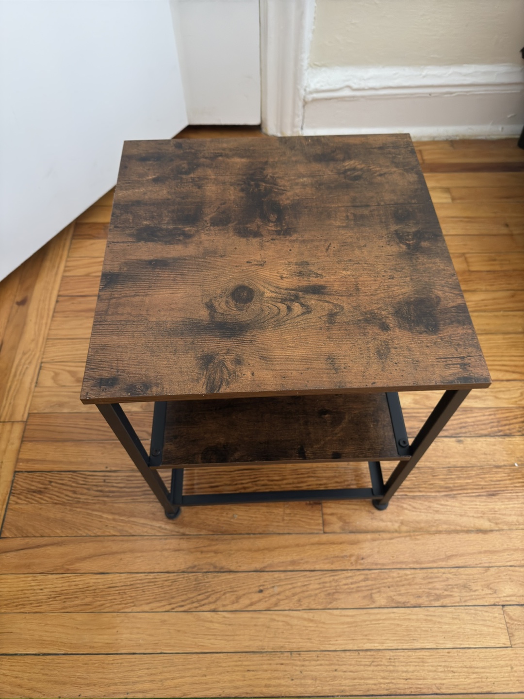 Brown & Black 2-Tier End Table - photo 3