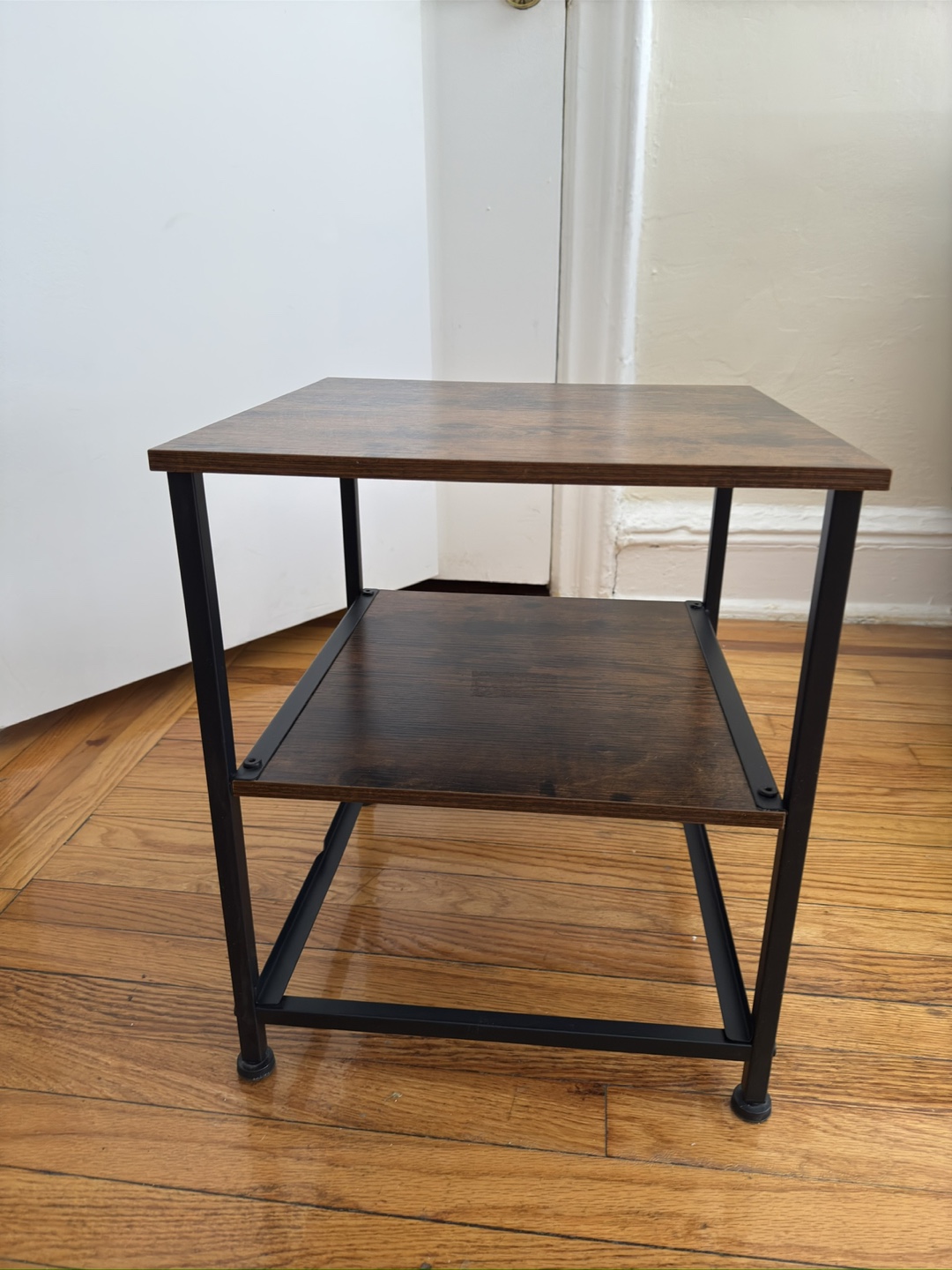 Brown & Black 2-Tier End Table - photo 4