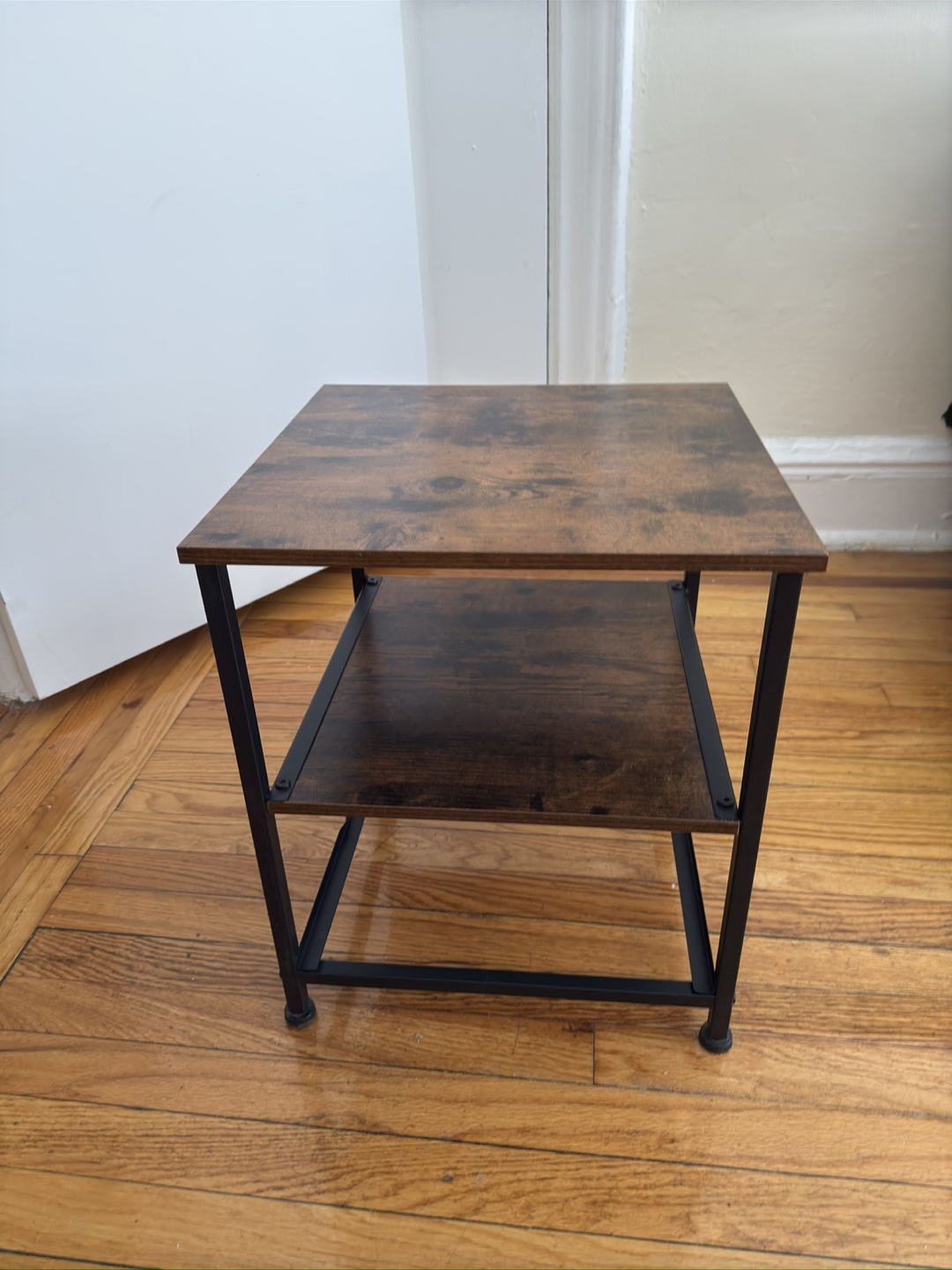 Brown & Black 2-Tier End Table - photo 5