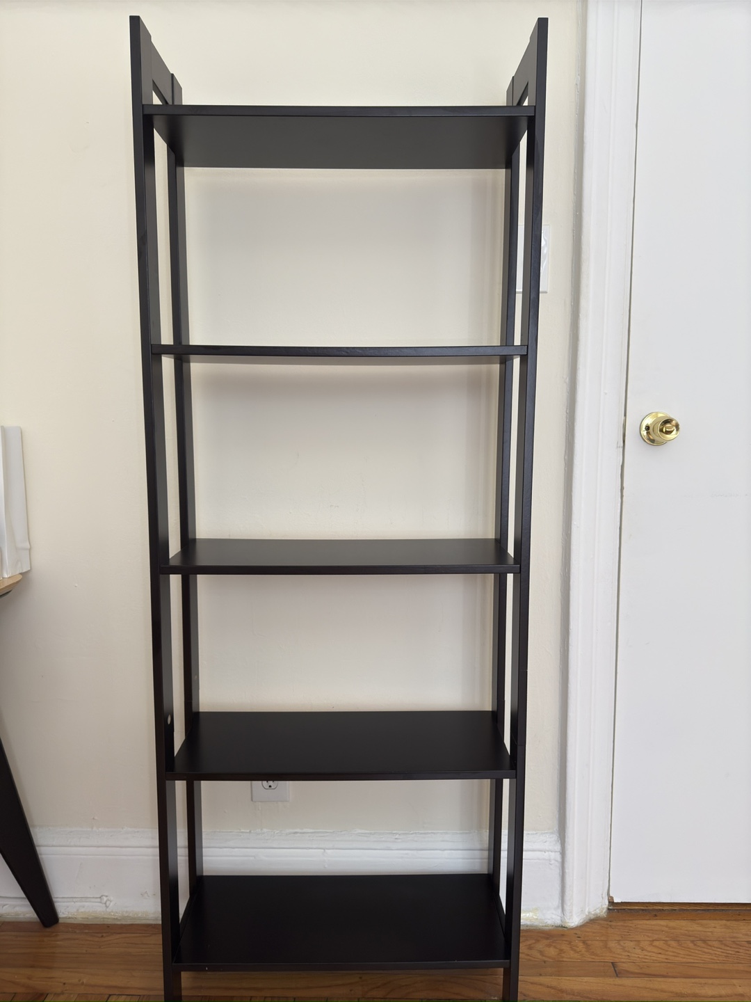 Black Ladder Shelf - 5 Tier Bookshelf - photo 5
