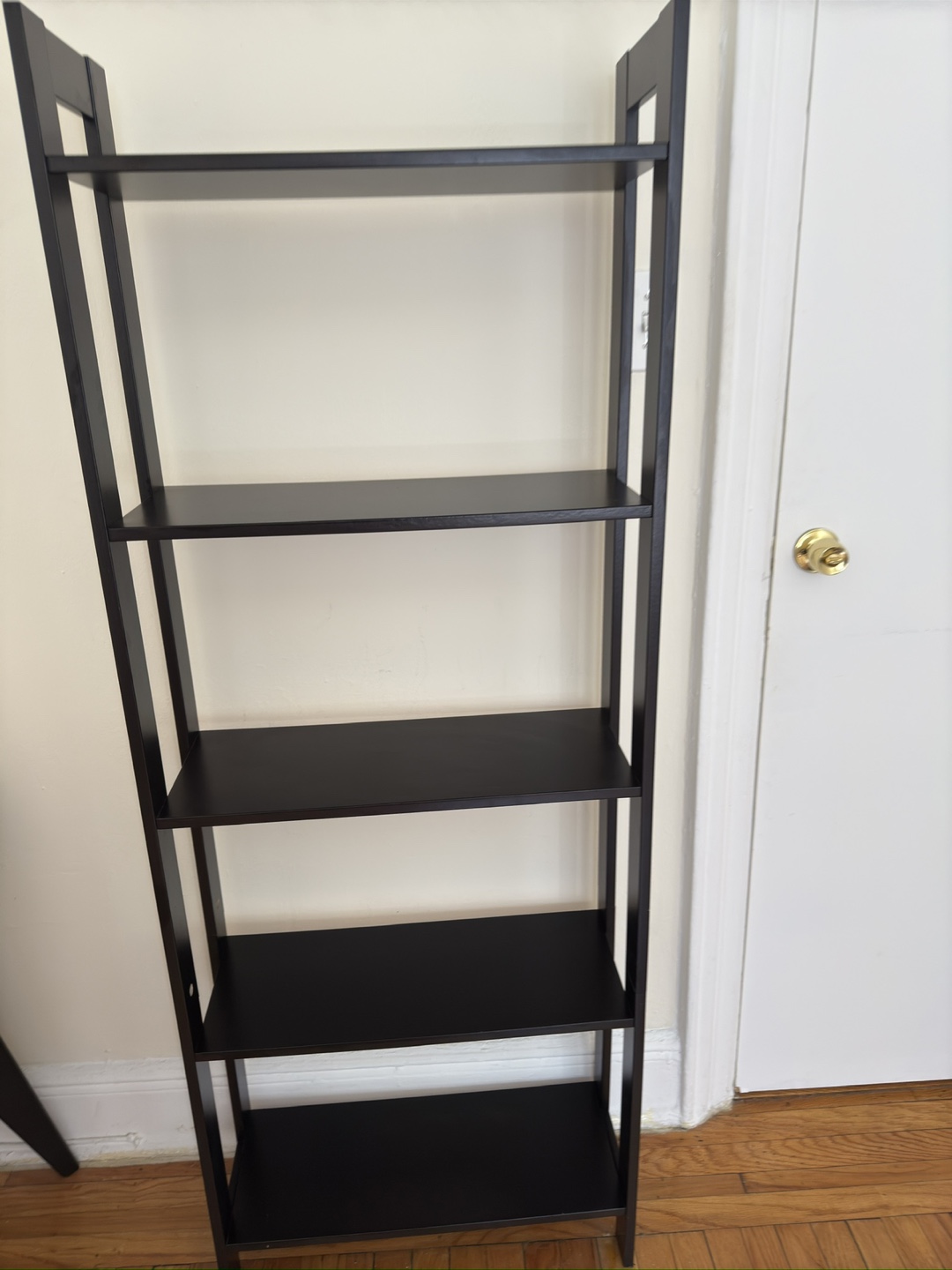 Black Ladder Shelf - 5 Tier Bookshelf - photo 4