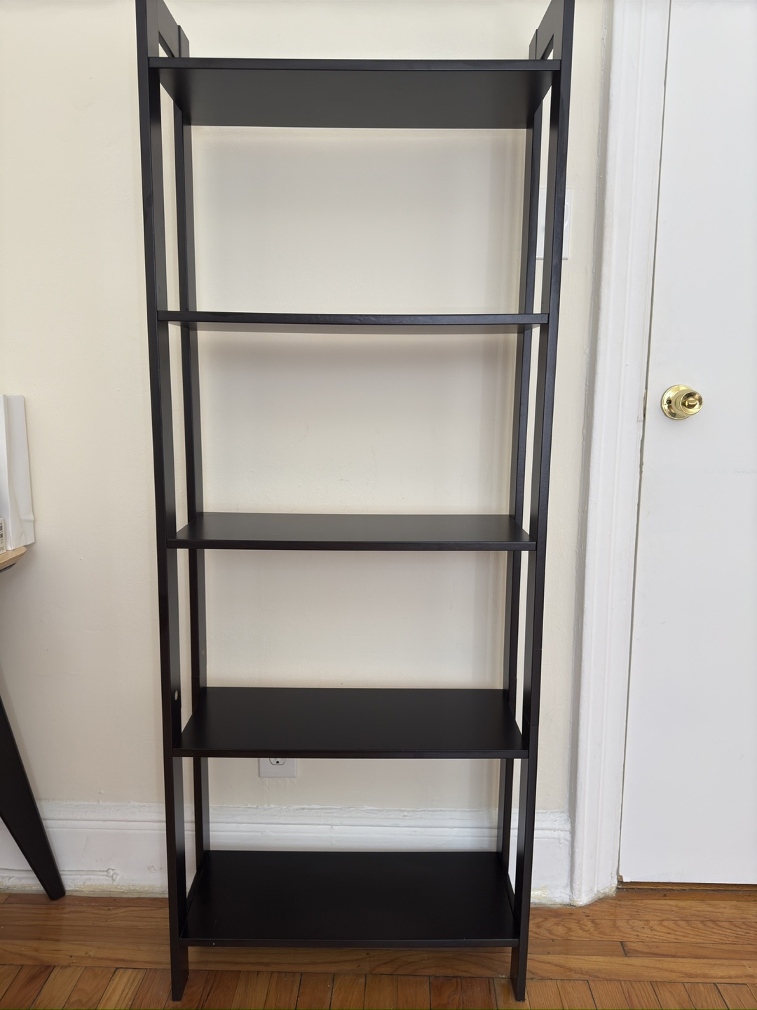 Black Ladder Shelf - 5 Tier Bookshelf - photo 2