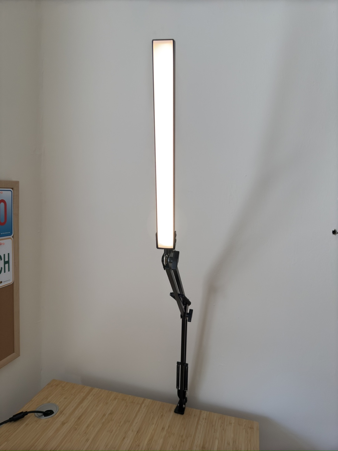 2x LED Desk Lamp with Adjustable Arm
