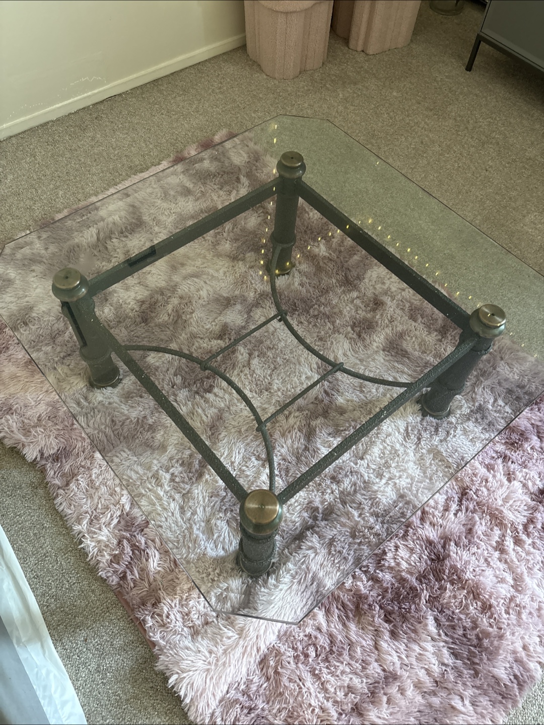 Glass Top Coffee Table - photo 2