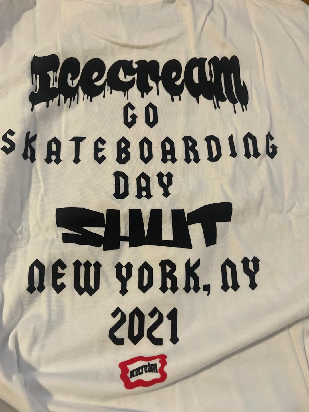 New Ice Cream x Shut Tee White image indicator(4)
