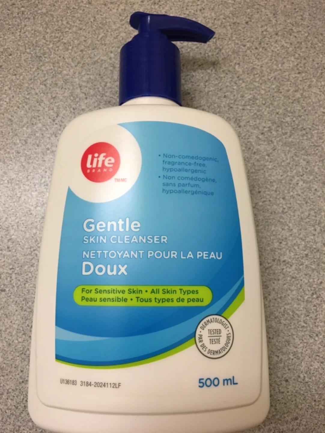 Life Brand Gentle Skin Cleanser 500 mL thumbnail