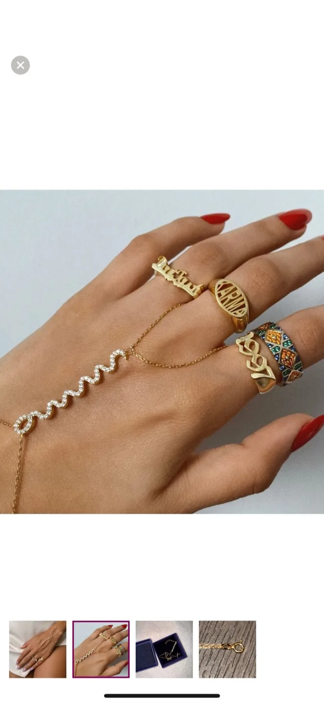 Hand Chain Bracelet image indicator(2)