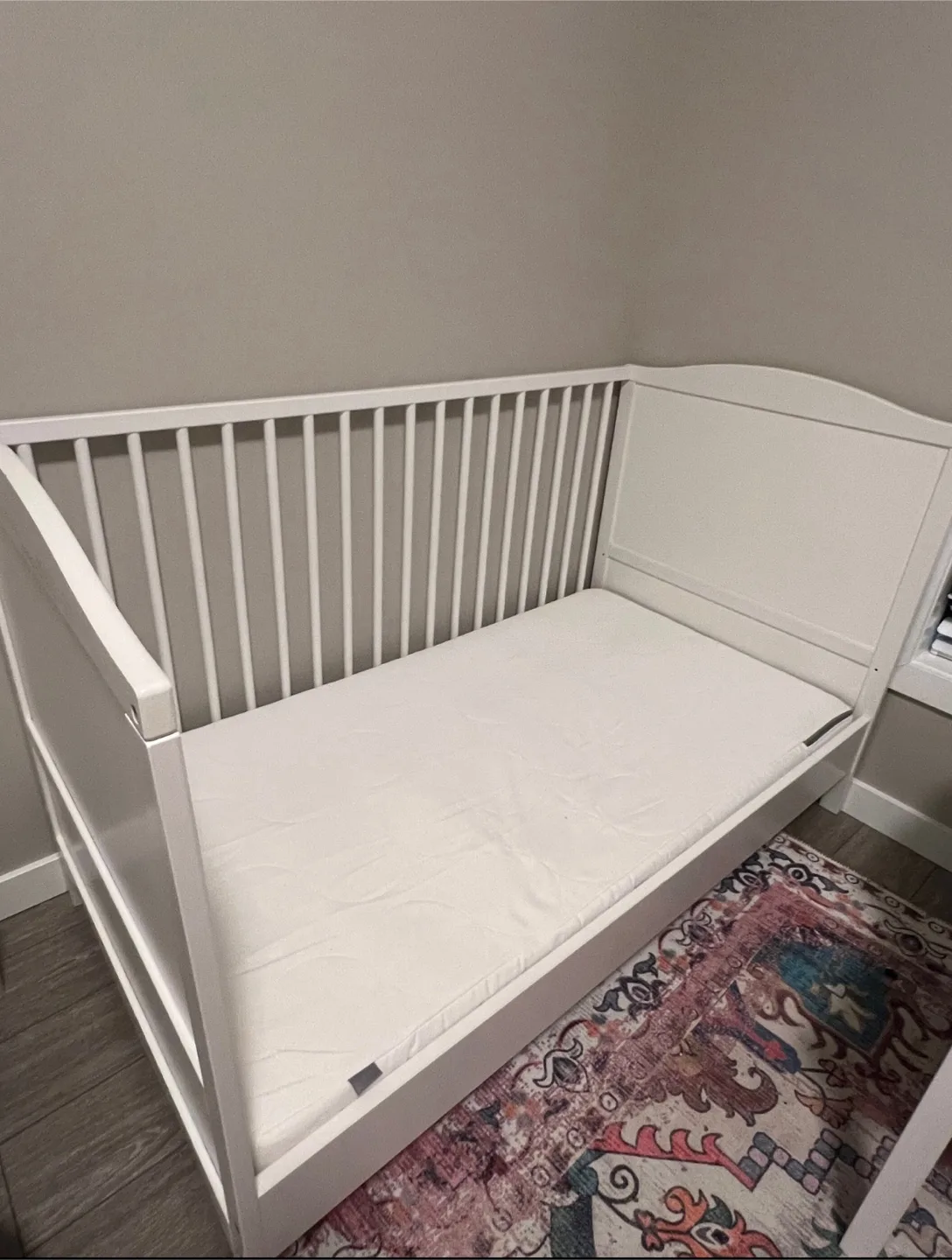 White Baby Crib thumbnail