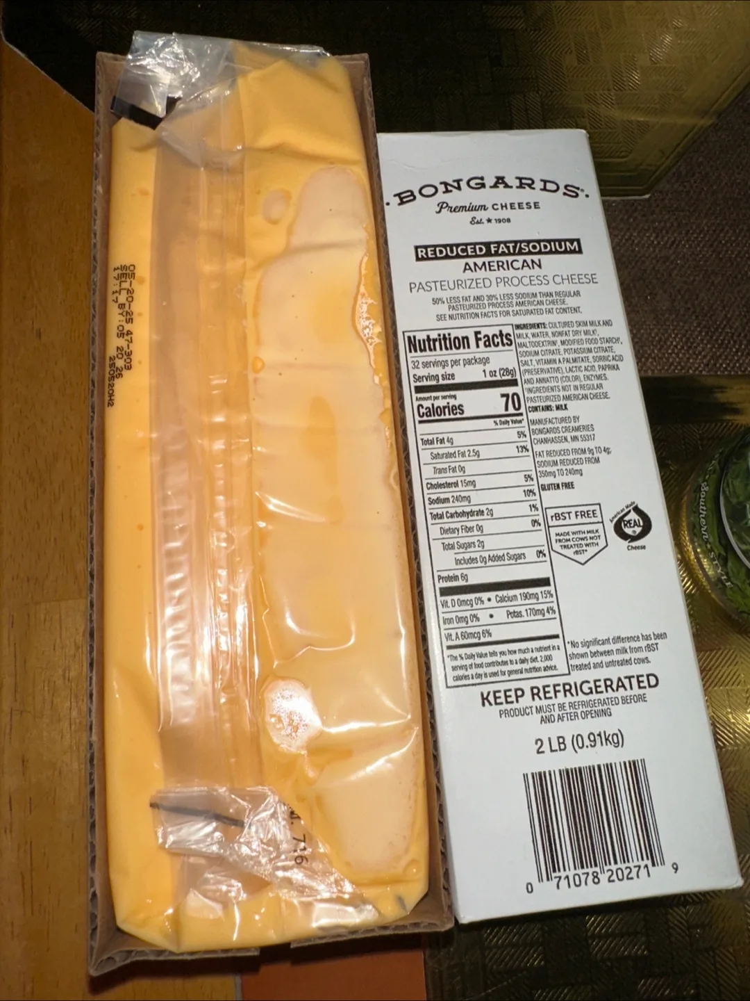 4 boxes Bongards Reduced Fat American Cheese thumbnail