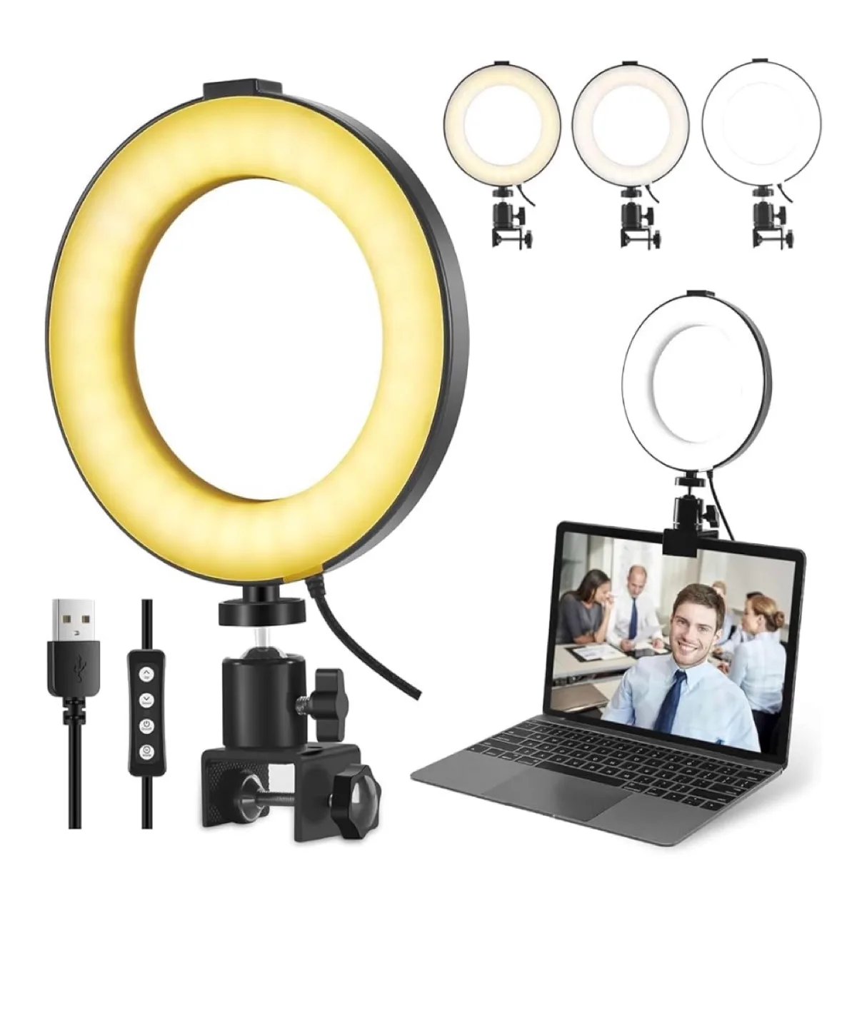 New Laptop ring light 6” image indicator(5)
