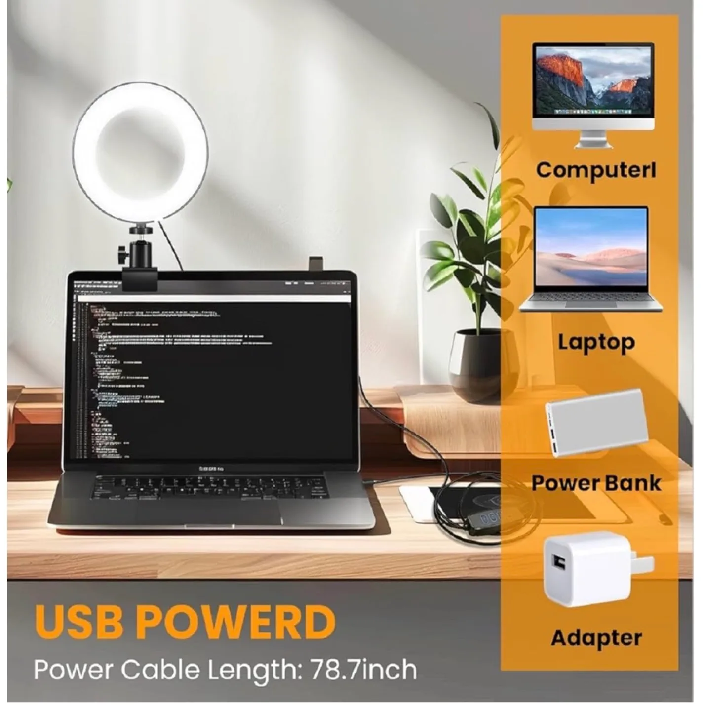 New Laptop ring light 6” image indicator(4)