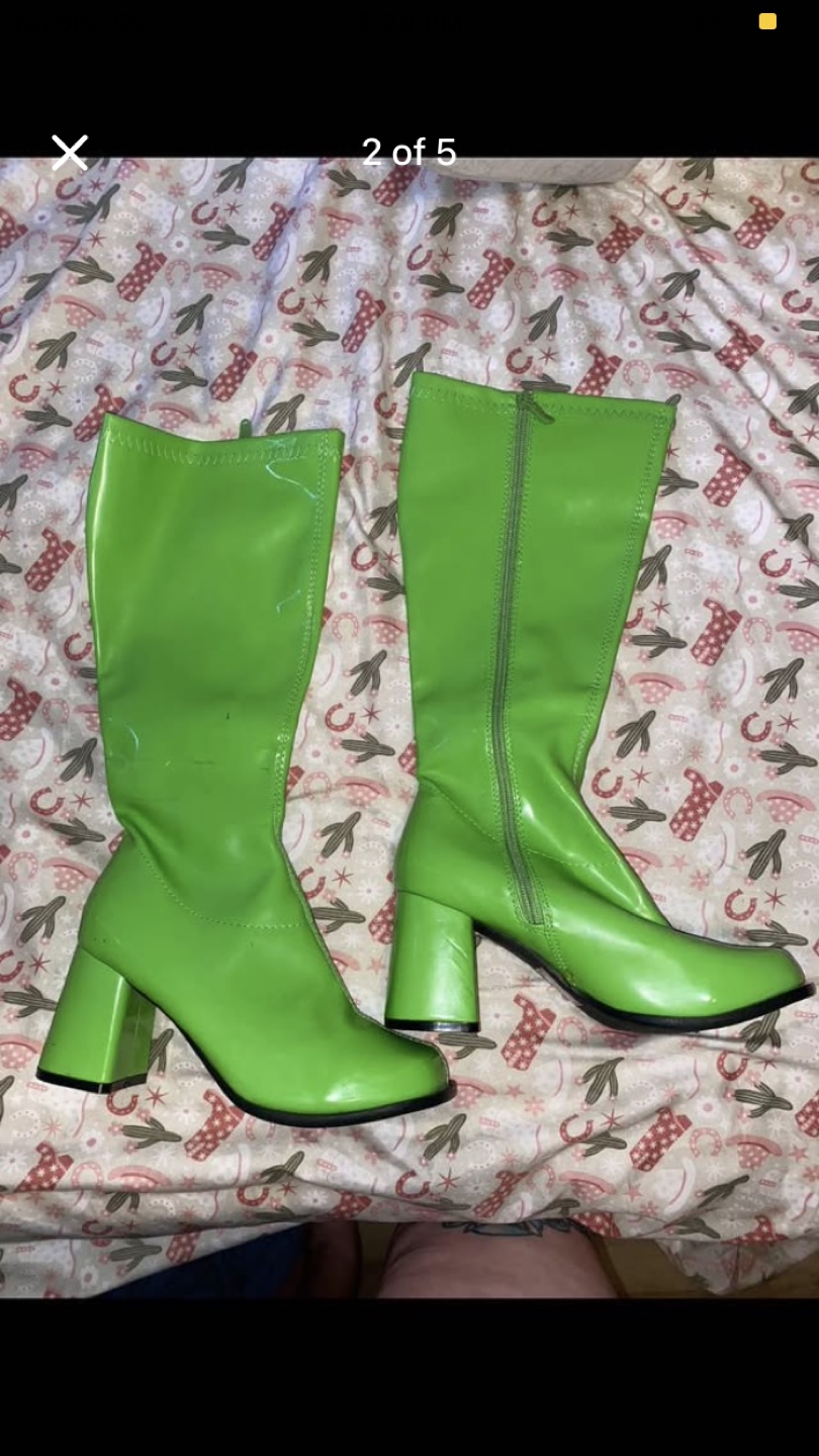 Green GoGo Boots - photo 2