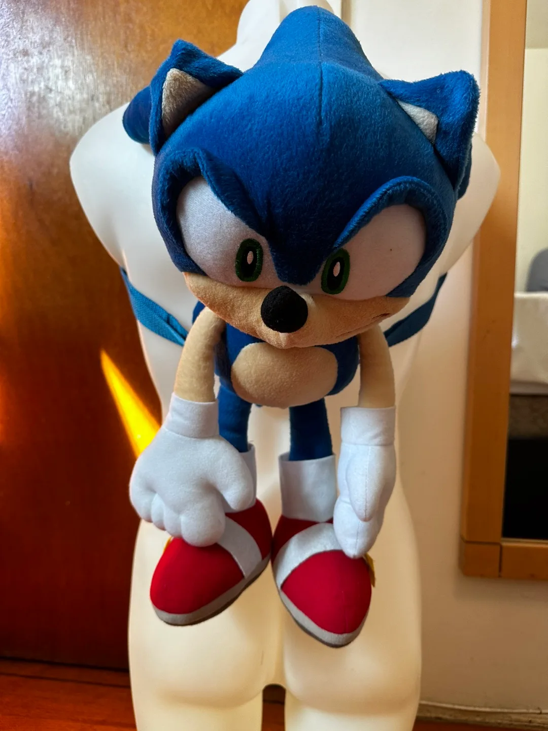 Sonic the Hedgehog Plush Backpack thumbnail