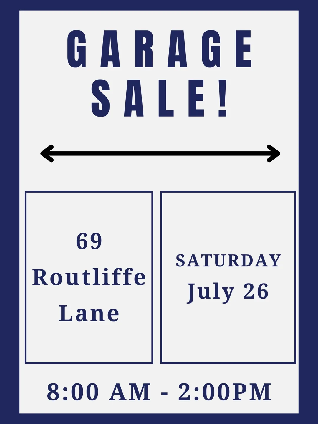 Garage Sale - Saturday July 26 thumbnail