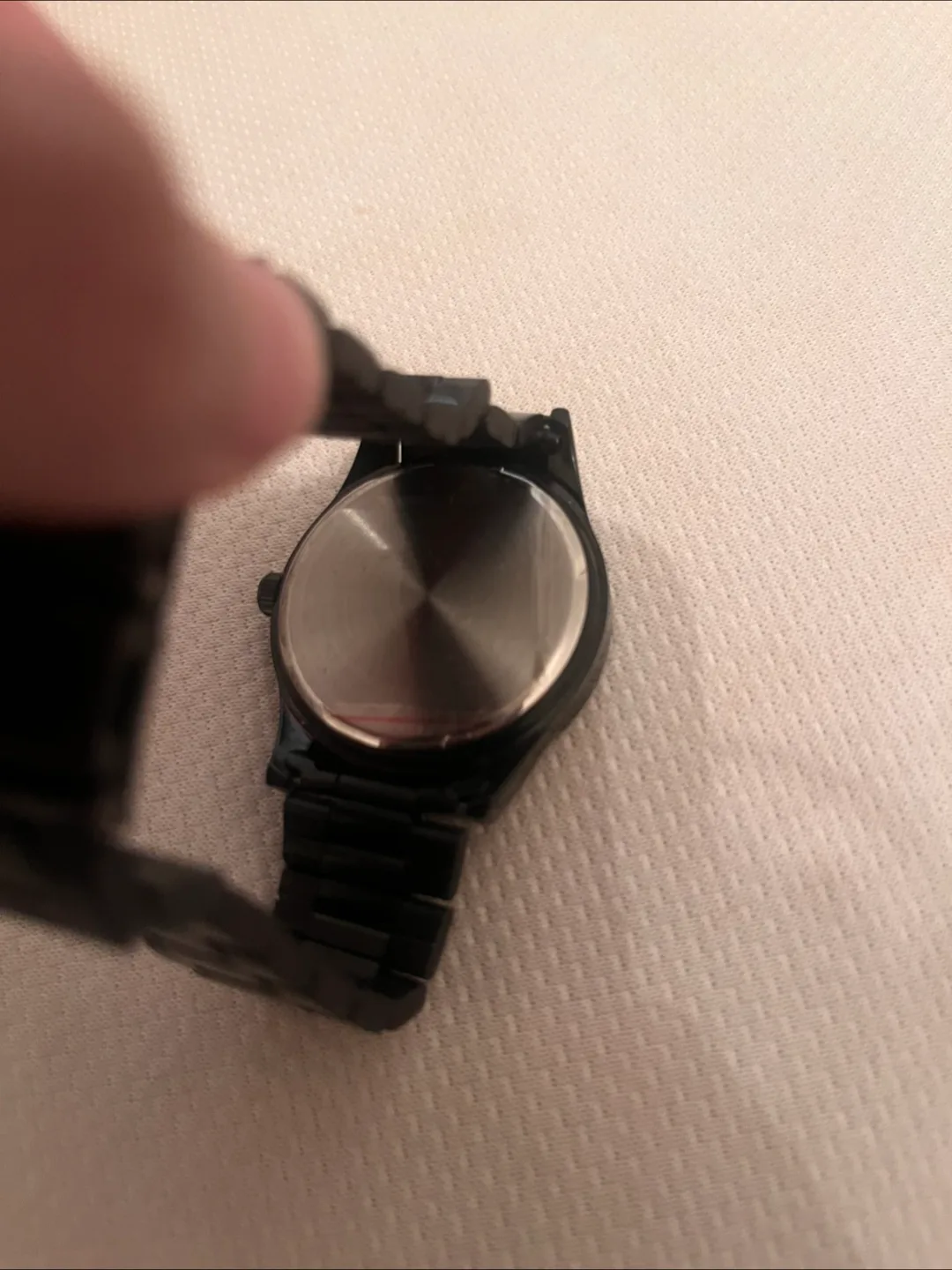 Nic & Syd Swarovski Crystal Quartz Black Watch image indicator(3)