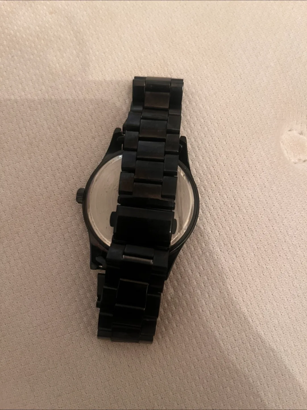 Nic & Syd Swarovski Crystal Quartz Black Watch image indicator(2)