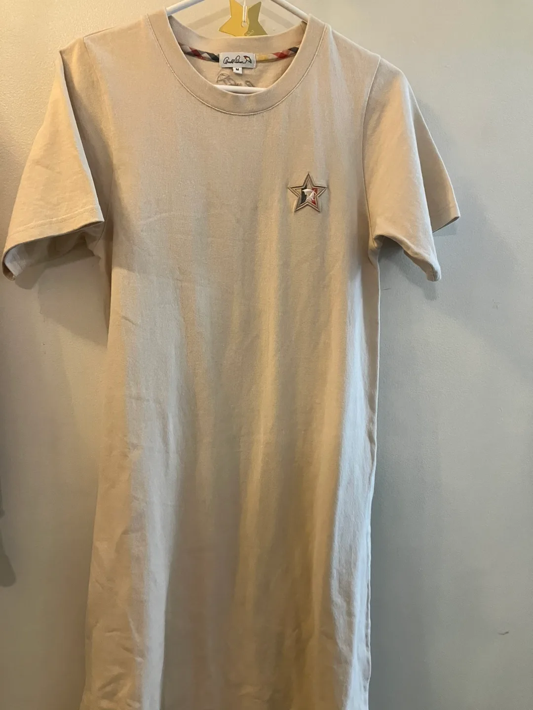 Arnold Palmer Beige T-Shirt Dress - Size M thumbnail