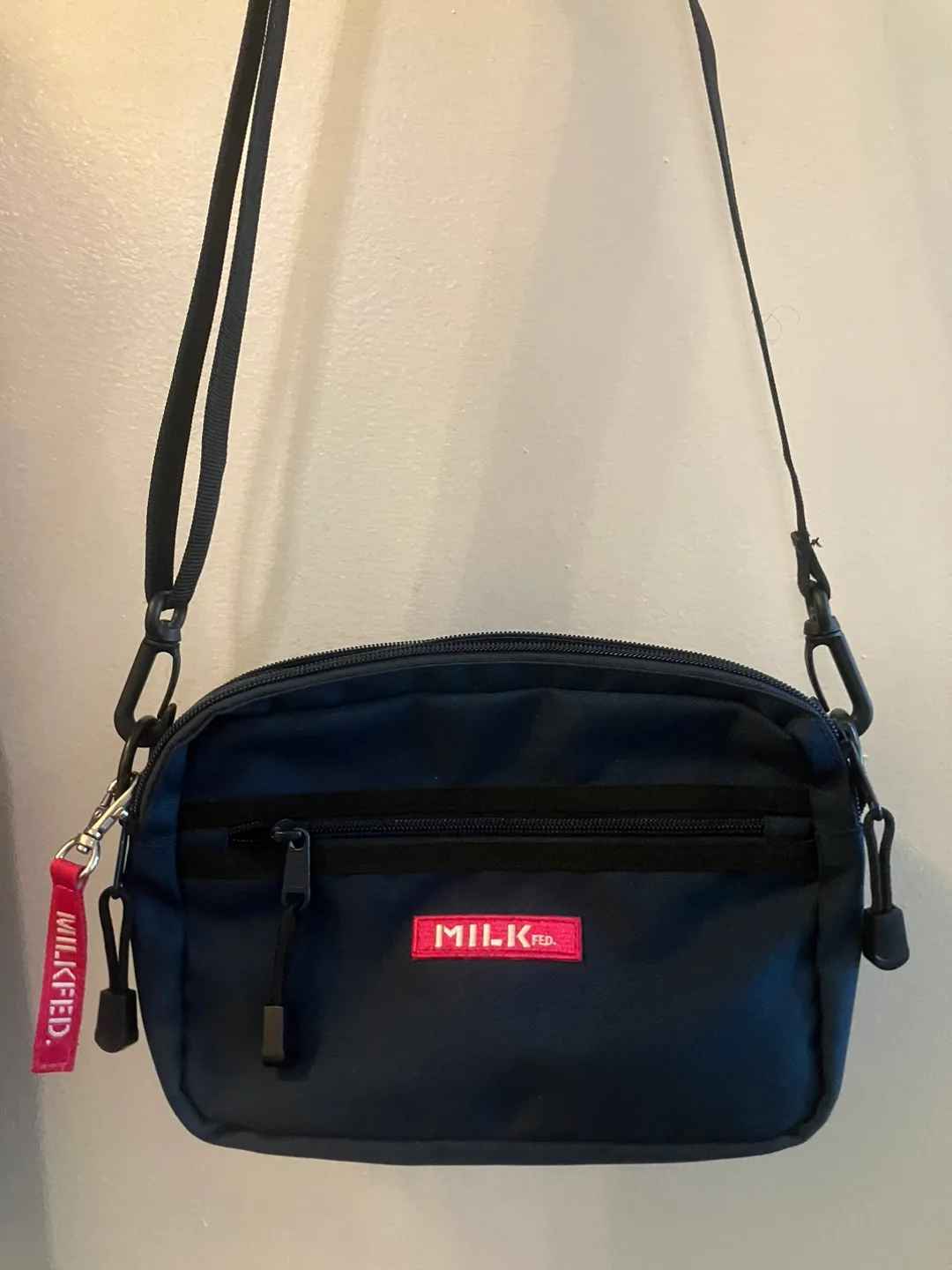 MILKFED Navy Blue Shoulder Bag thumbnail