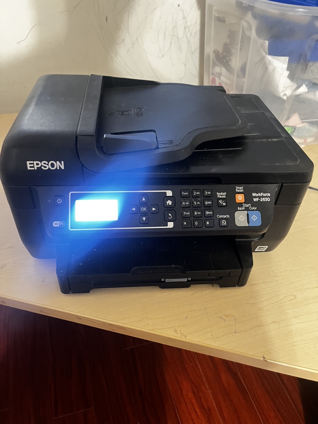 Epson Printer with Coloured and Black and white ink