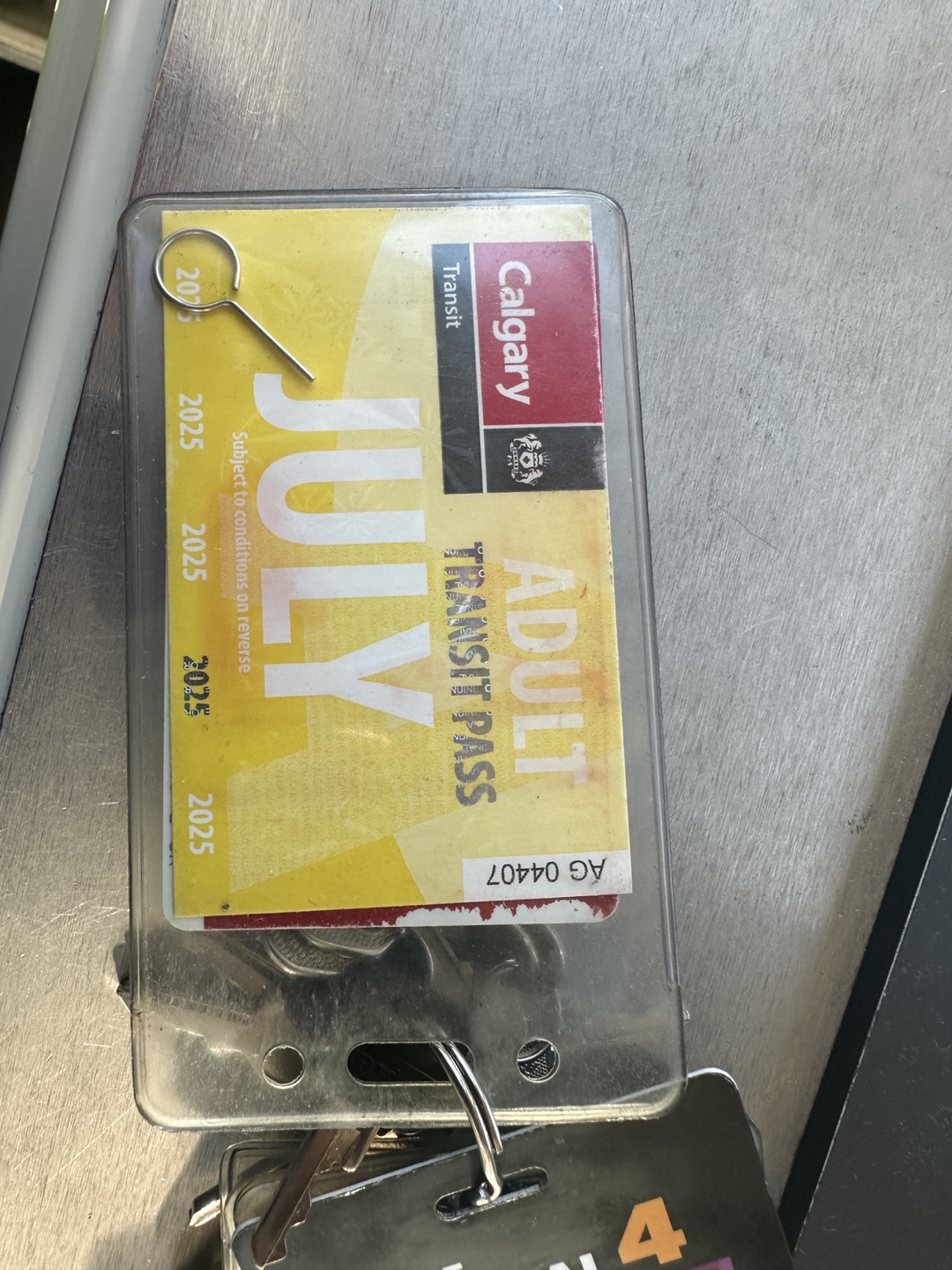 Calgary Transit Adult July Pass - Exp 2025