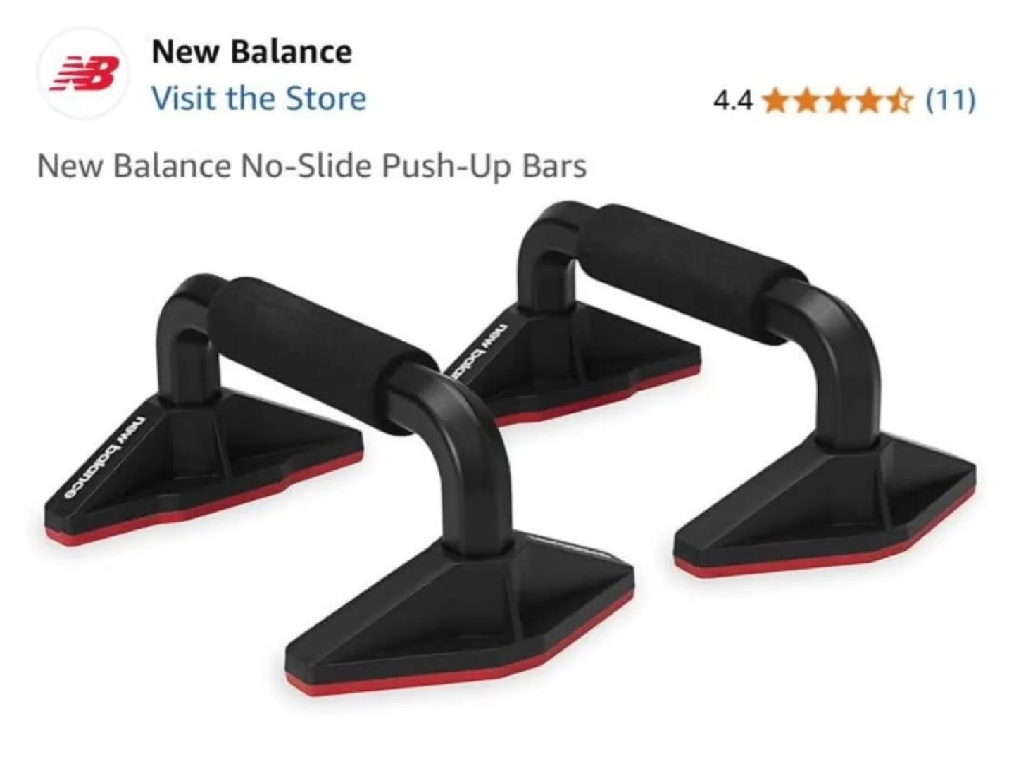 New Balance No-Slide Push-Up Bars thumbnail