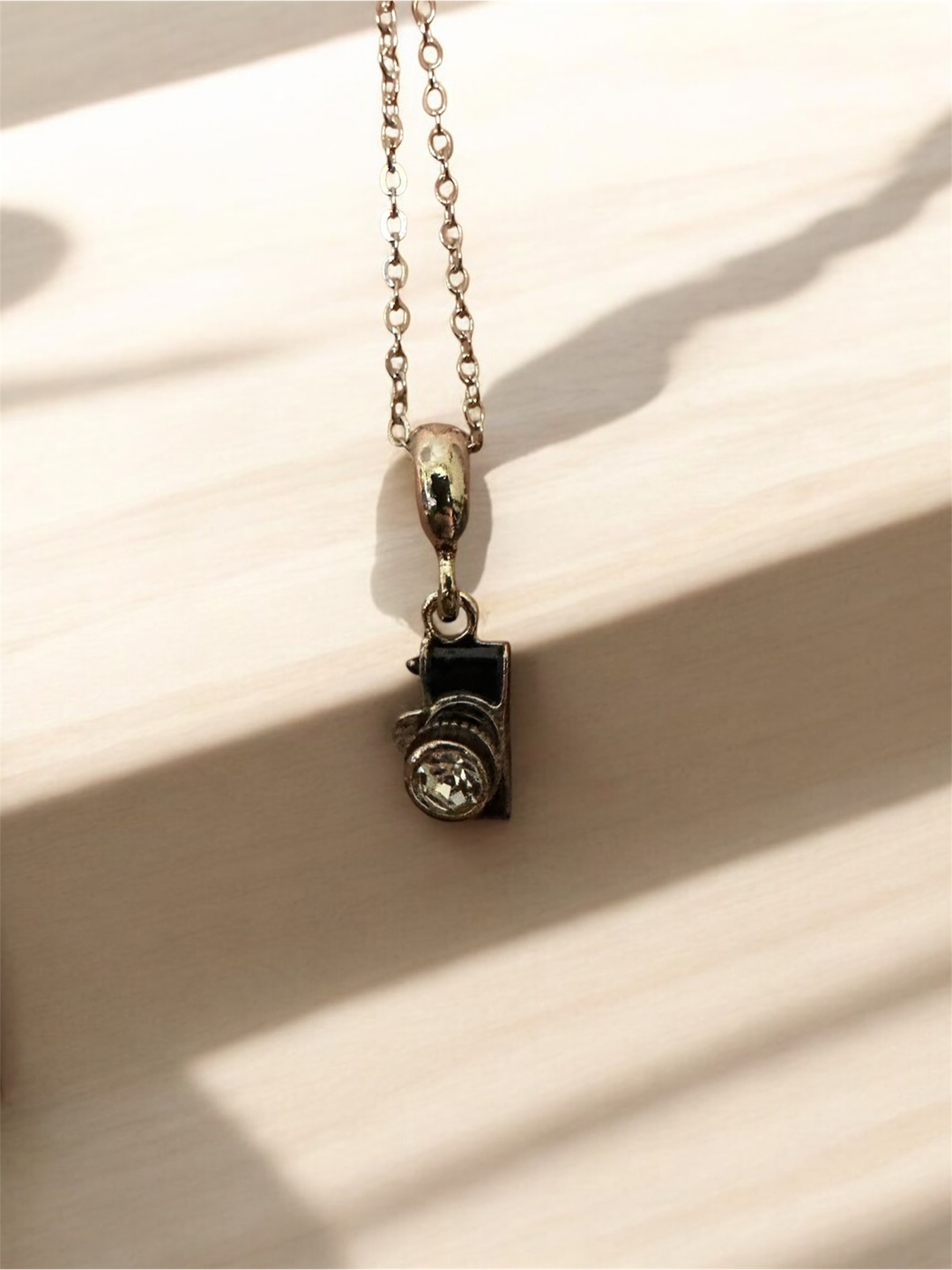 Camera Pendant Necklace