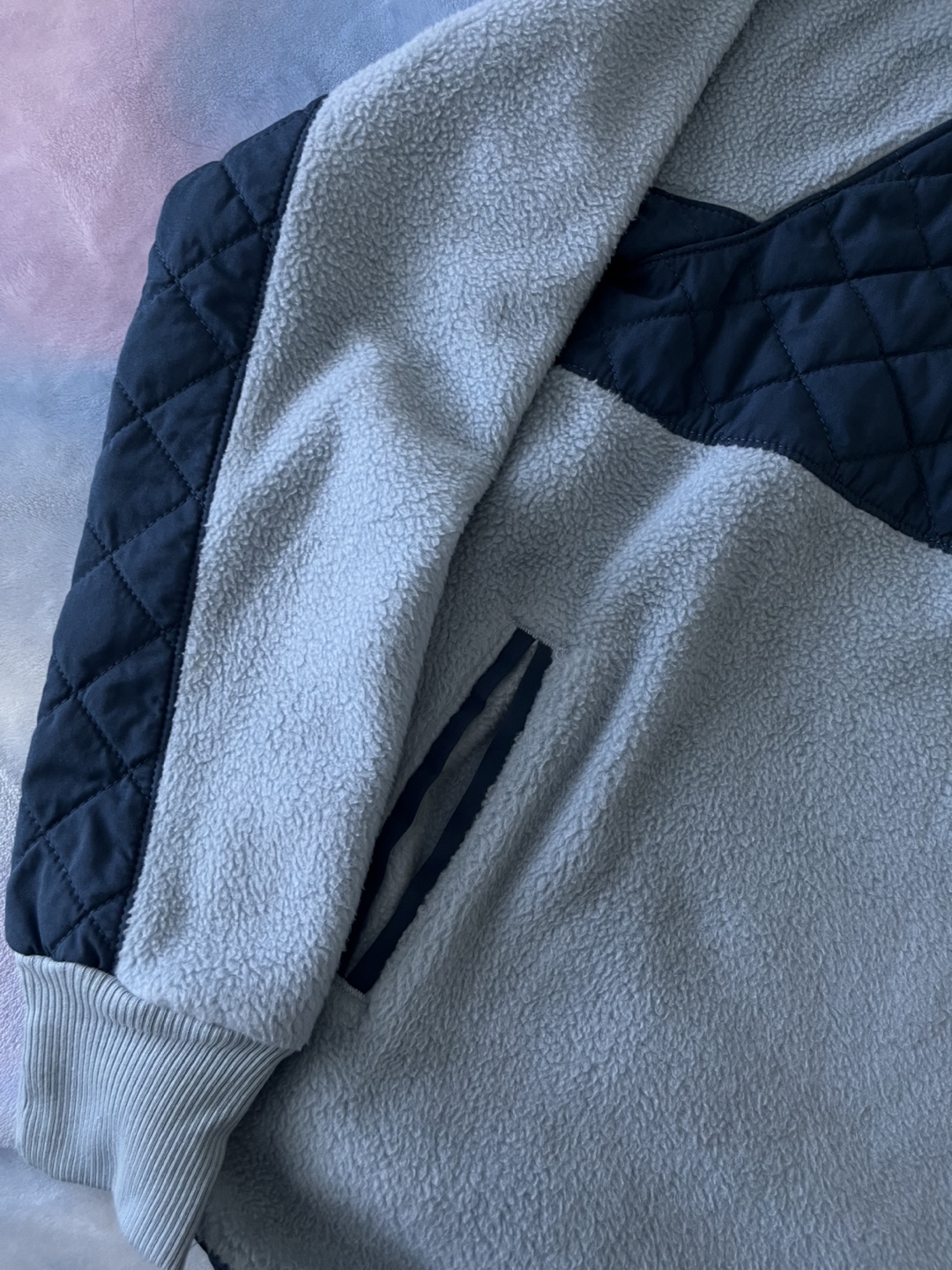 Abercrombie & Fitch Asymmetrical Fleece Snap Pullover - Small - photo 4